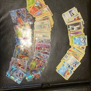 Colorful Trading Card Collection